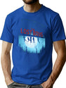 Lost Boys Bridge Dks Worn T-Shirt for Men & Women, T-Shirts Graphic Tee - Blue