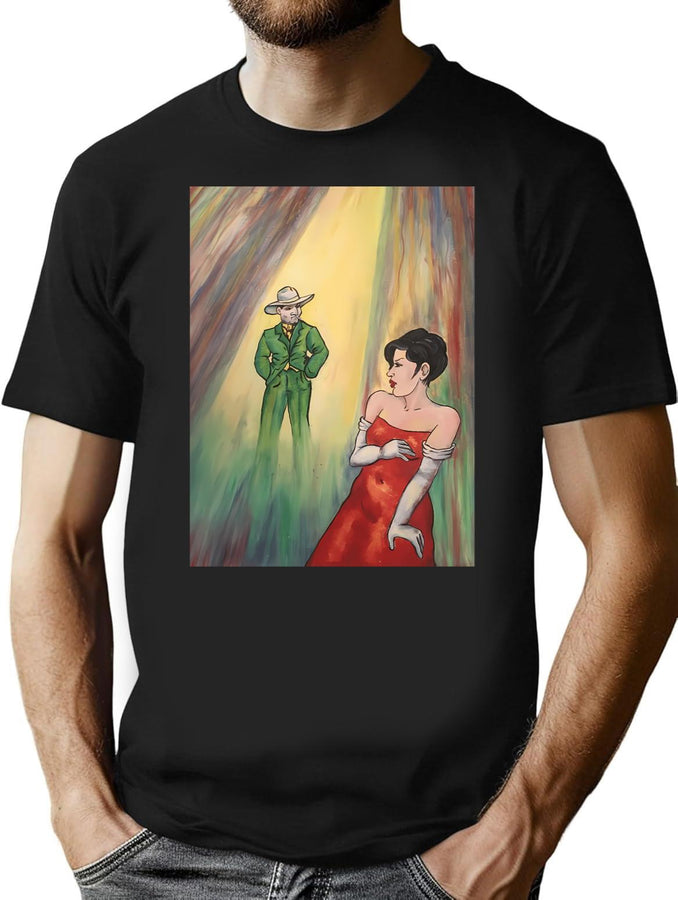 Louche Bootleg Graphic T-Shirt - Black