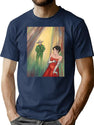 Louche Bootleg Graphic T-Shirt - Navy