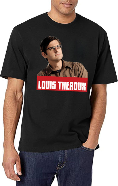 Louis Theroux (1) T-Shirt for Men & Women, T-Shirts Graphic Tee - Black