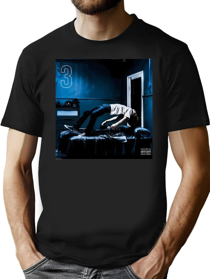 Love 3 Album Classic T-Shirt for Men & Women, T-Shirts Graphic Tee - Black