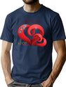Love For Kpop Demon Hunters Kdh T-Shirt for Men & Women, T-Shirts Graphic Tee - Navy