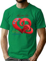 Love For Kpop Demon Hunters Kdh T-Shirt for Men & Women, T-Shirts Graphic Tee - Green