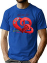 Love For Kpop Demon Hunters Kdh T-Shirt for Men & Women, T-Shirts Graphic Tee - Blue