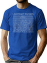 Lovecraft Division T-Shirt for Men & Women, T-Shirts Graphic Tee - Blue