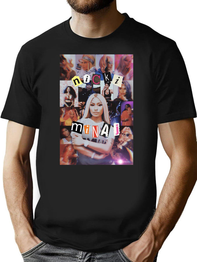Lovely Nnickimminaj 012 Bootleg Graphic T-Shirt - Black