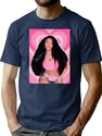 Lovely Nnickimminaj 013 Bootleg Graphic T-Shirt - Navy