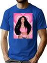 Lovely Nnickimminaj 013 Bootleg Graphic T-Shirt - Blue
