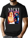 Lovely Nnickimminaj 015 Bootleg Graphic T-Shirt - Black