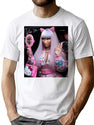 Lovely Nnickimminaj 017 Bootleg Graphic T-Shirt - White