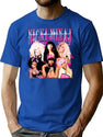 Lovely Nnickimminaj 018 Bootleg Graphic T-Shirt - Blue