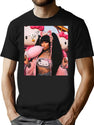 Lovely Nnickimminaj 019 Bootleg Graphic T-Shirt - Black