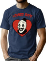 Lover Boy Art The Clown Vintage Terrifier T-Shirt for Men & Women, T-Shirts Graphic Tee - Navy