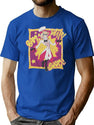 Lucifer Hazbin Hotel Classic T-Shirt for Men & Women, T-Shirts Graphic Tee - Blue