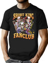 Lucifer Short King Fanclub - Hazbin Hotel Essential T-Shirt for Men & Women, T-Shirts Graphic Tee - Black
