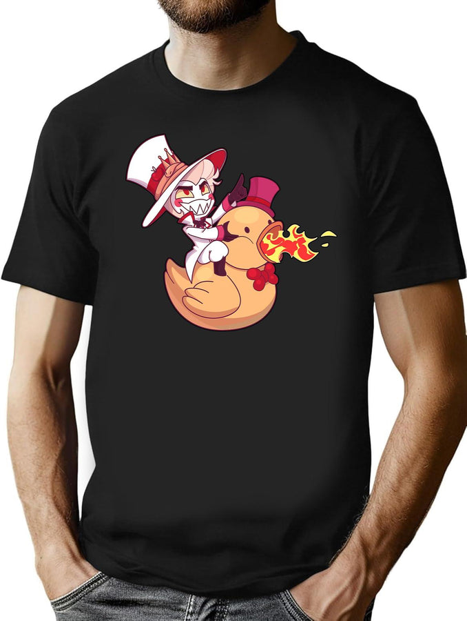 Lucifer from hazbin Hotel Classic Black T-Shirt - Black