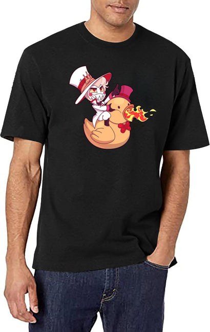 Lucifer from hazbin Hotel Classic Black T-Shirt - Black