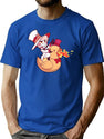 Lucifer from hazbin Hotel Classic Premium Heavyweight Cotton T-Shirt - Blue