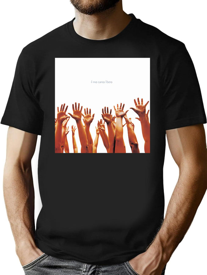 Lucio Battisti - Il Mio Canto Libero Album Cover T-Shirt for Men & Women, T-Shirts Graphic Tee - Black