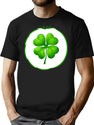 Lucky Bear Funny Halloween Bear Costume Gift T-Shirt for Men & Women, T-Shirts Graphic Tee - Black