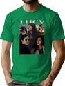 Lucy Tara Vintage Bootleg Shirt Bootleg Graphic T-Shirt - Green