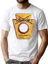 Ludwig Badge Worn T-Shirt for Men & Women, T-Shirts Graphic Tee - White