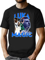 Luka Doni Bootleg Vintage Art Bootleg Graphic T-Shirt - Black
