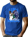 Luka Doni Bootleg Vintage Art Bootleg Graphic T-Shirt - Blue