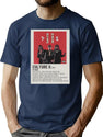 Lurik Blankon Bootleg Graphic T-Shirt - Navy