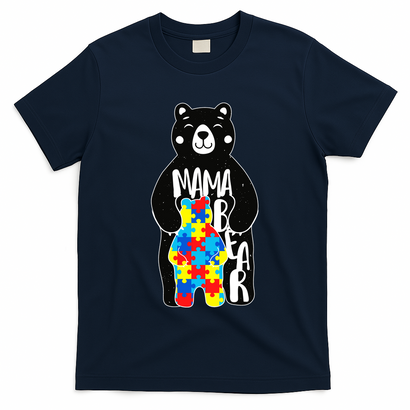 Mama Bear Autism Awareness T-Shirt