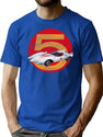 Mach 5 Car Worn T-Shirt for Men & Women, T-Shirts Graphic Tee - Blue