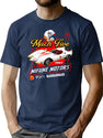 Mach Five Mifune Motors Speed Racer T-Shirt for Men & Women, T-Shirts Graphic Tee - Navy