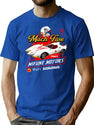 Mach Five Mifune Motors Speed Racer T-Shirt for Men & Women, T-Shirts Graphic Tee - Blue