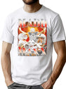 Madd Maxx Football Vintage Retro Bootleg 90S Style Bootleg Graphic T-Shirt - White