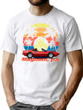 Magnum Pi Retro T-Shirt for Men & Women, T-Shirts Graphic Tee - White
