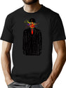 Magritte Splash Colorful Face T-Shirt for Men & Women, T-Shirts Graphic Tee - Black