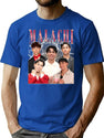 Malachi Vintage Bootleg 90S T-Shirt for Men & Women, T-Shirts Graphic Tee - Blue