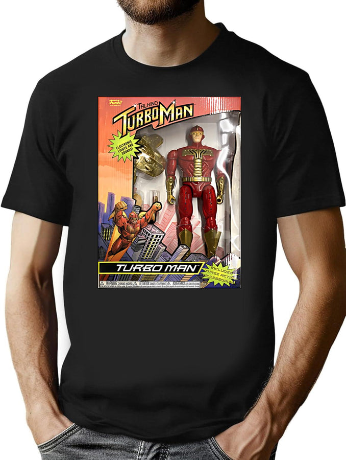 Man Of Turbo T-Shirt for Men & Women, T-Shirts Graphic Tee - Black