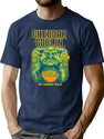 Mandy Cheddar Goblin Premium Heavyweight Cotton T-Shirt - Navy