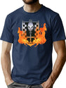 Mar Chess Pieces T-Shirt for Men & Women, T-Shirts Graphic Tee - Navy