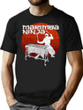 Marimba Ninja Vintage Funny Percussion Marching Band Gift T-Shirt for Men & Women, T-Shirts Graphic Tee - Black