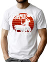 Marimba Ninja Vintage Funny Percussion Marching Band Gift T-Shirt for Men & Women, T-Shirts Graphic Tee - White