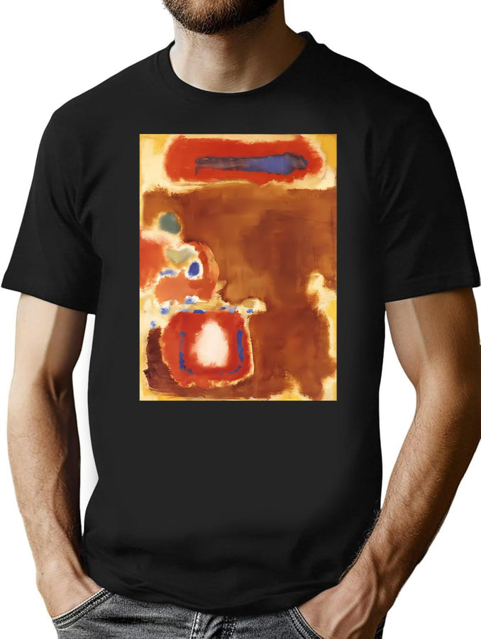 Mark Rothko The Guggenheim T-Shirt for Men & Women, T-Shirts Graphic Tee - Black