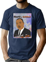 Martin Luther King Jr. Bootleg Graphic T-Shirt - Navy