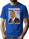 Martin Luther King Jr. Bootleg Graphic T-Shirt - Blue