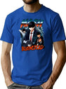 Mash Burnedead Vintage Bootleg Bootleg Graphic T-Shirt - Blue