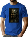 Masked Unmasked Predator T-Shirt for Men & Women, T-Shirts Graphic Tee - Blue