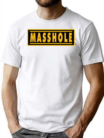 Masshole T-Shirt for Men & Women, T-Shirts Graphic Tee - Black