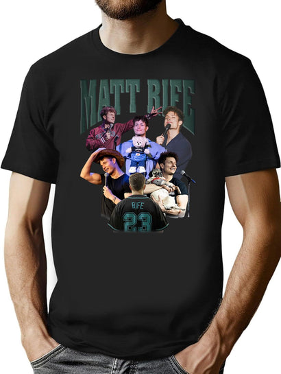 Matt Rife T-Shirt for Men & Women, T-Shirts Graphic Tee - Black
