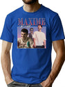 Maxime Biaggi - Bootleg Vintage 90S Bootleg Graphic T-Shirt - Blue